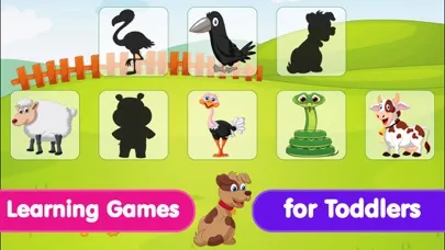 Ảnh chụp màn hình của Animals Toddler learning games ABC kids games apps