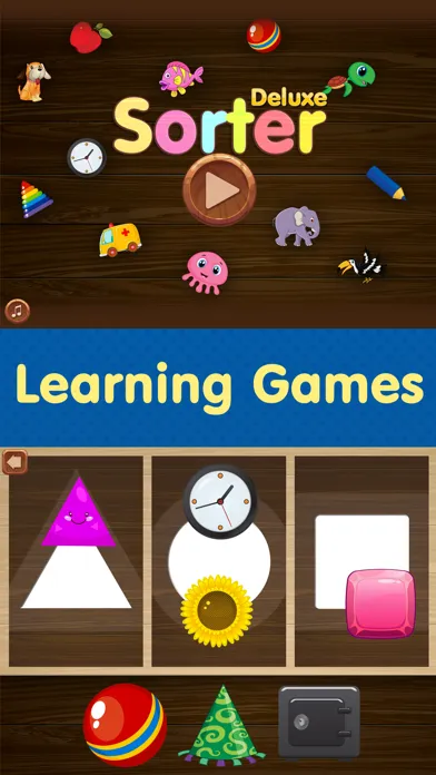 Sorter - Toddler & Baby Educational Learning Games 스크린샷