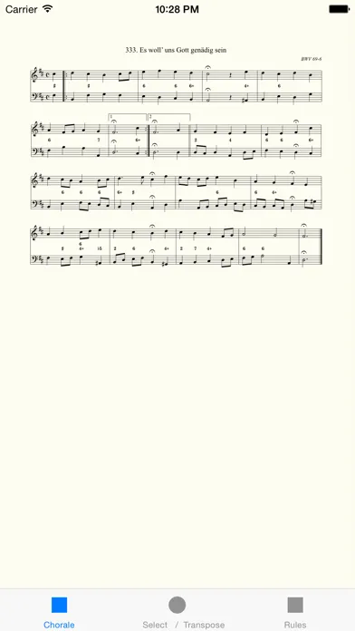 Bach Chorales应用截图