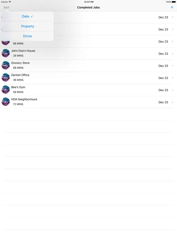 SnowClient - Snow Removal iPad  स्क्रीनशॉट