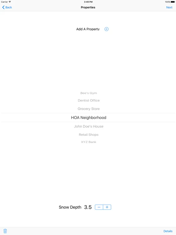 SnowClient - Snow Removal iPad  स्क्रीनशॉट