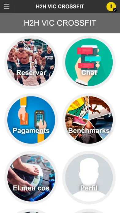 Capturas de tela do H2H VIC CrossFit