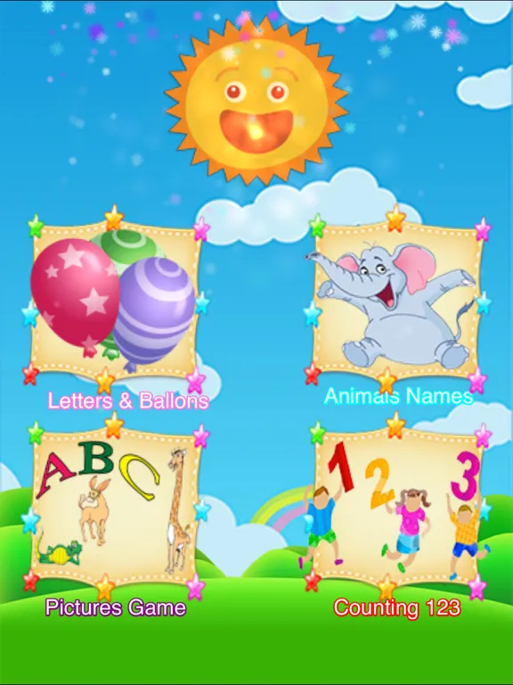 Capturas de tela do ABC Learn English Easy Games iPad 