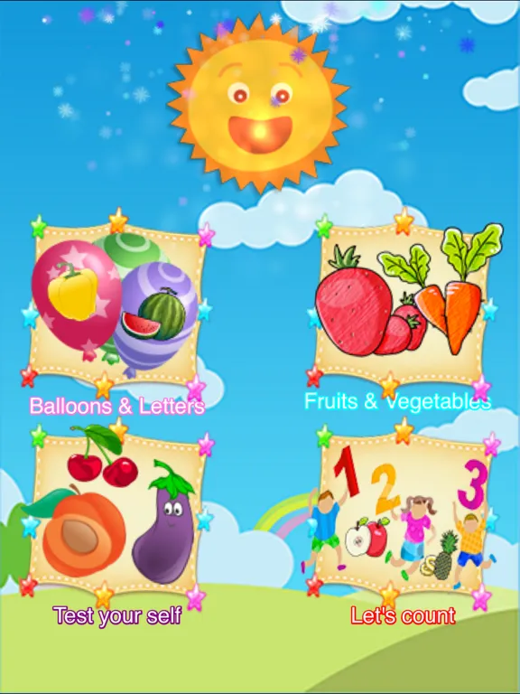 Captures d'écran de ABC Learn Fruits & Vegetables iPad 