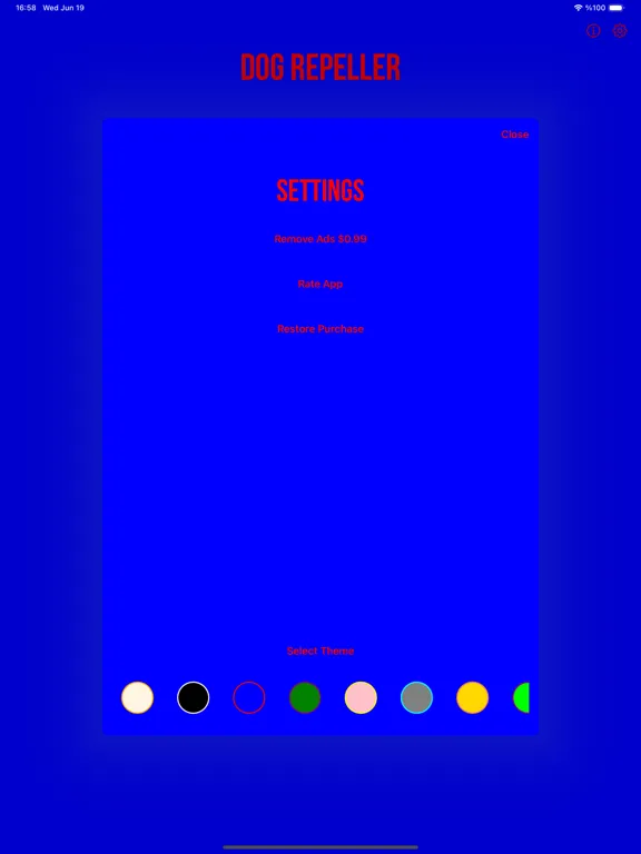 Dog Repeller+ iPad  Screenshots