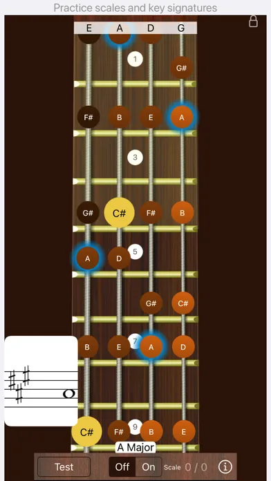 Screenshot di Bass Sight Reading Trainer