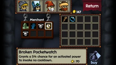 Capturas de tela do Battleheart