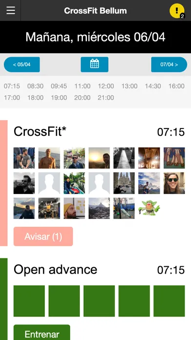 Capturas de tela do CrossFit Bellum