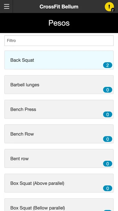 Capturas de tela do CrossFit Bellum
