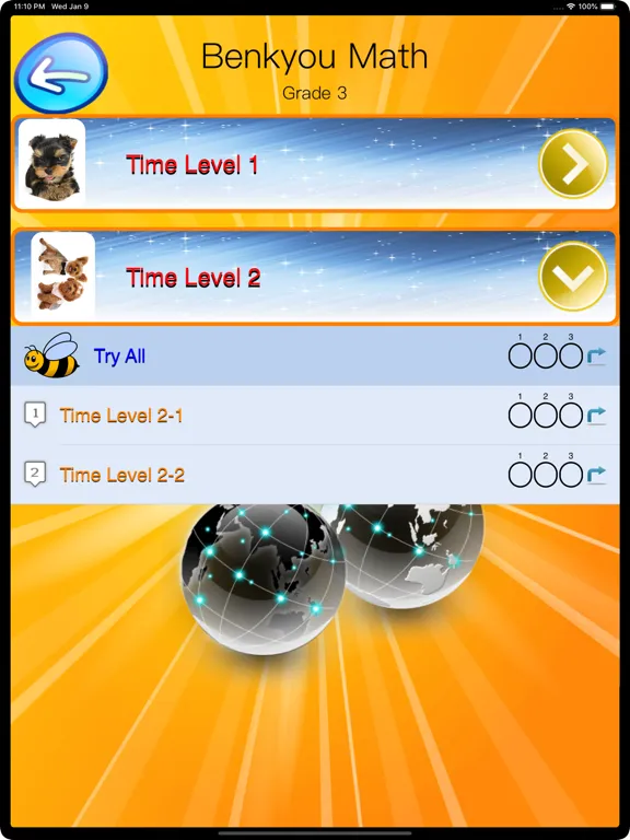 Capturas de tela do Benkyou Math: Grade 3 iPad 