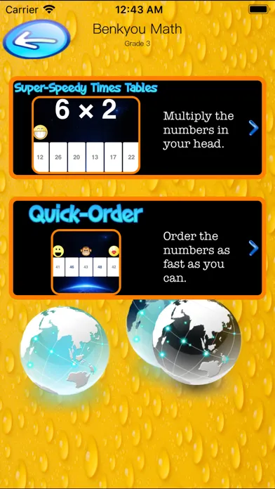 Capturas de tela do Benkyou Math: Grade 3