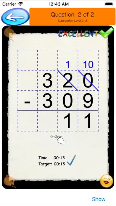 Capturas de tela do Benkyou Math: Grade 3