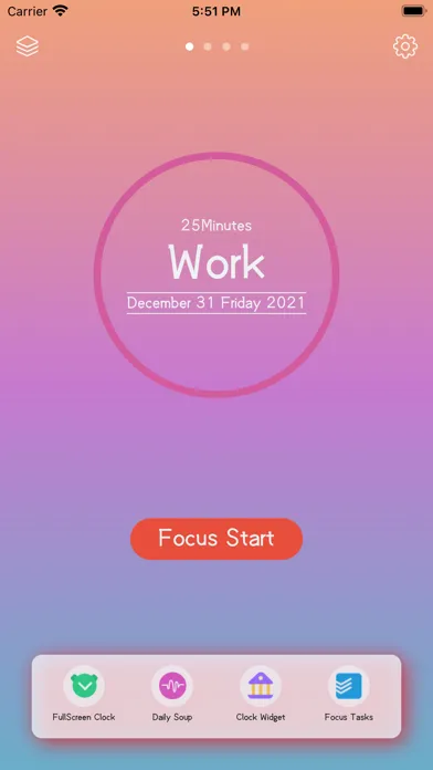 Pony--Efficient Pomodoro Clock Screenshots