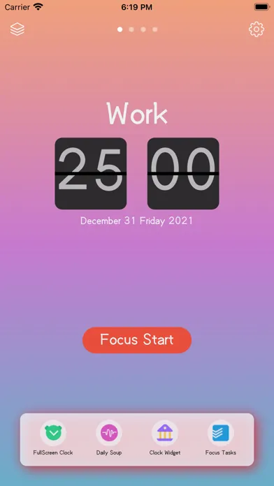 Pony--Efficient Pomodoro Clock Screenshots
