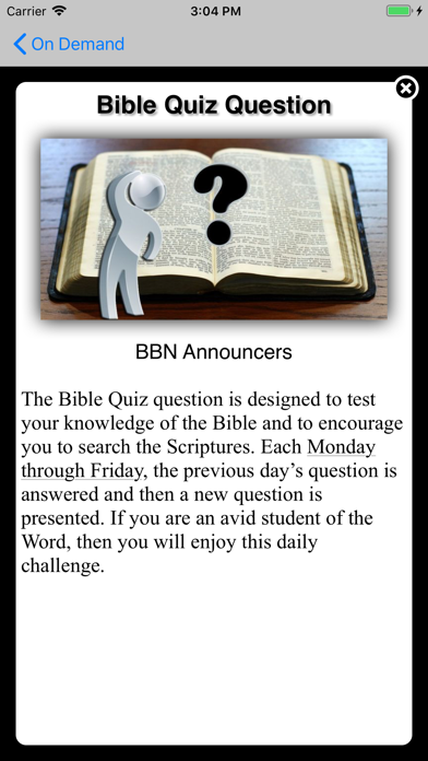 Tangkapan layar BBN - Christian Radio