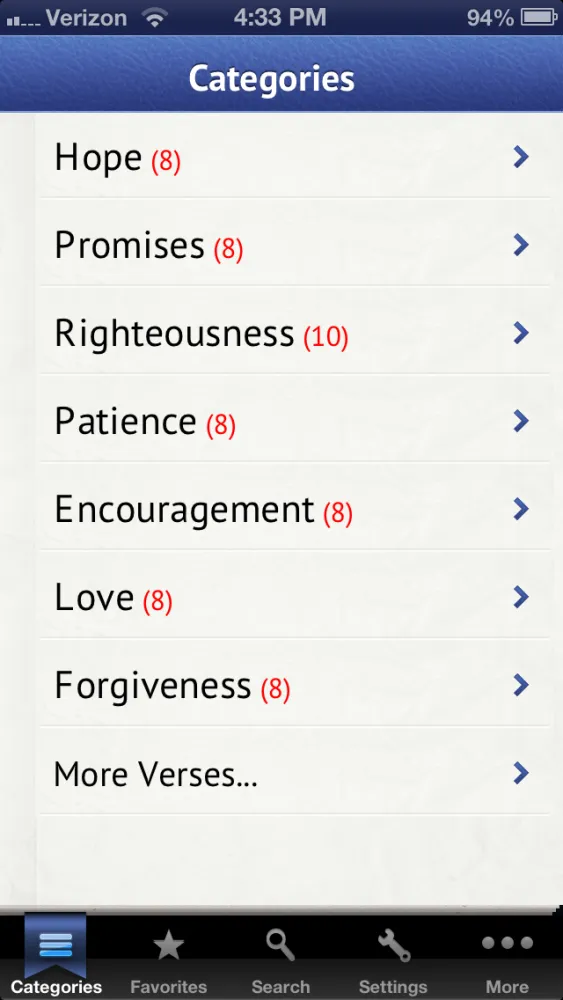 Bible Verses For Facebook,SMS & Twitter FREE Screenshots