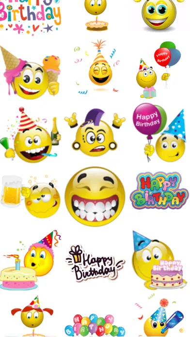 Birthday Emoticons Ekran Görüntüleri