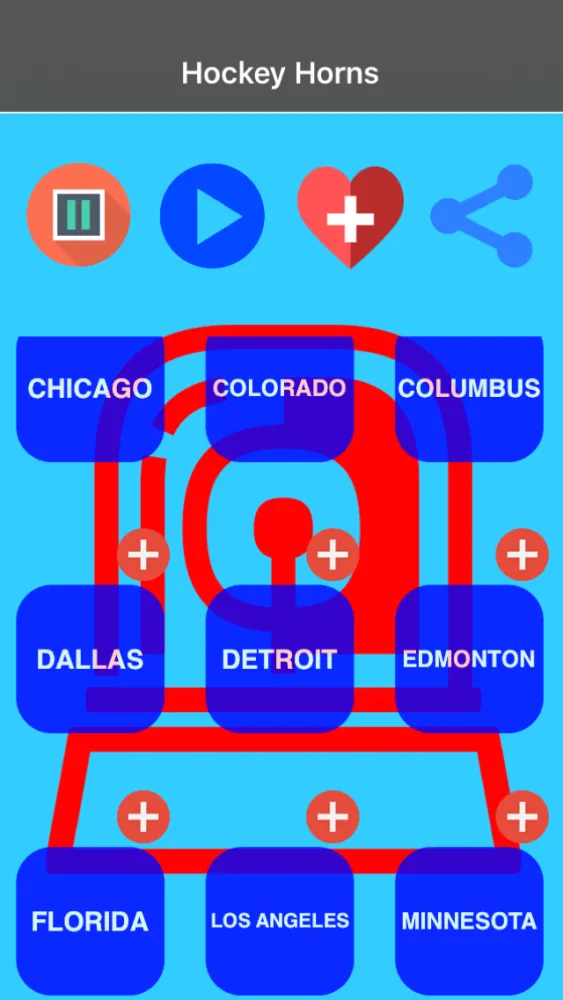Screenshot di Hockey Horns - Play and Share All 30 Team's Goal Songs