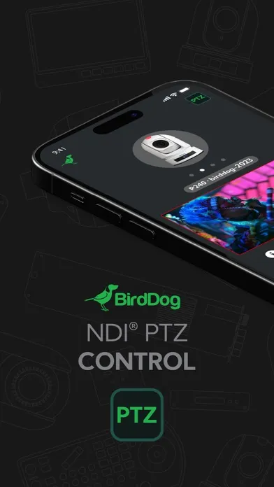 ภาพหน้าจอของ NDI PTZ Control