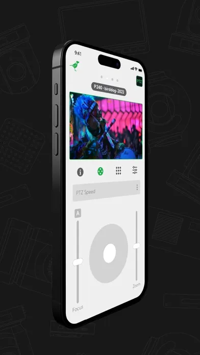 ภาพหน้าจอของ NDI PTZ Control