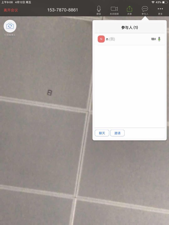 Скриншоты BizConf VC iPad 