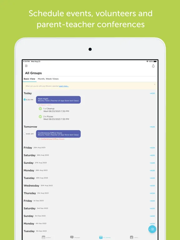 تصاویر Bloomz: For Teachers & Schools iPad 