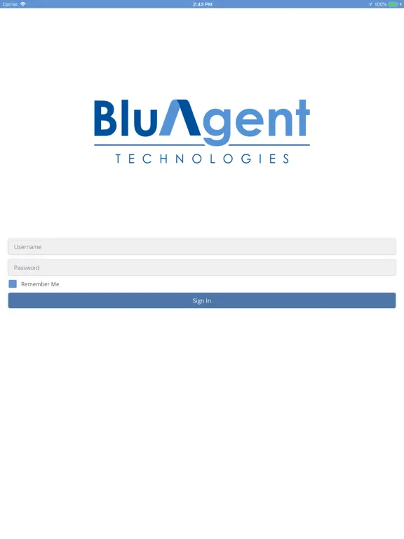 Capturas de tela do BluAgent GPS Tracking iPad 