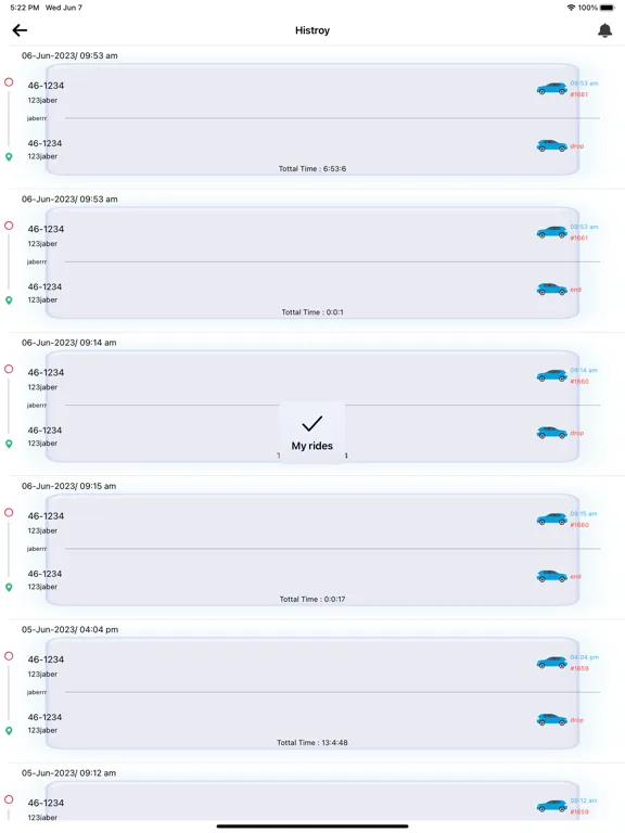 Safe Valet Captain iPad  Screenshots