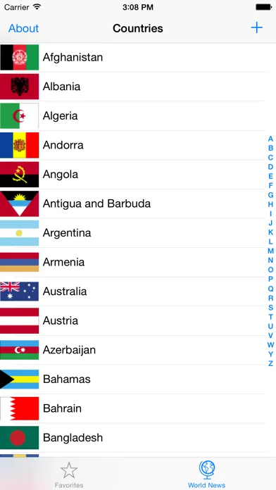 Ảnh chụp màn hình của World Newspapers - 200 countries
