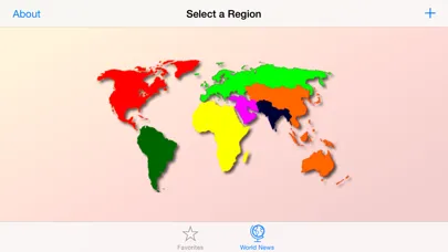 Ảnh chụp màn hình của World Newspapers - 200 countries