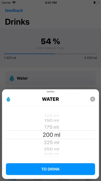 Water Balance - Water tracker 스크린샷