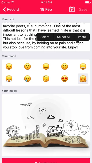Personal Journal - Diary, images, notes Screenshots