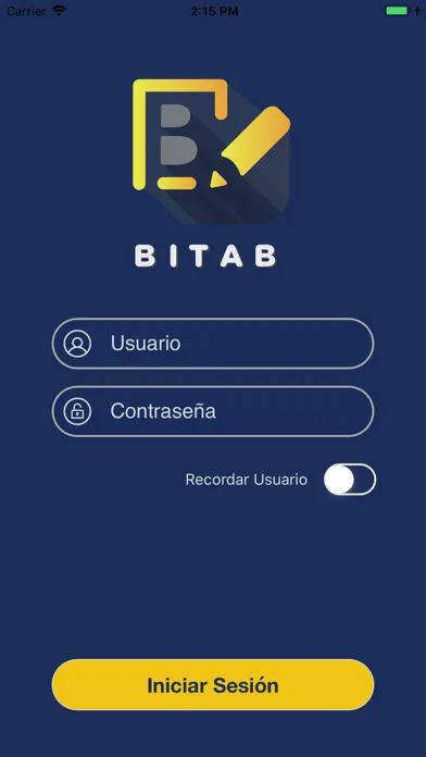 Ảnh chụp màn hình của BITAB