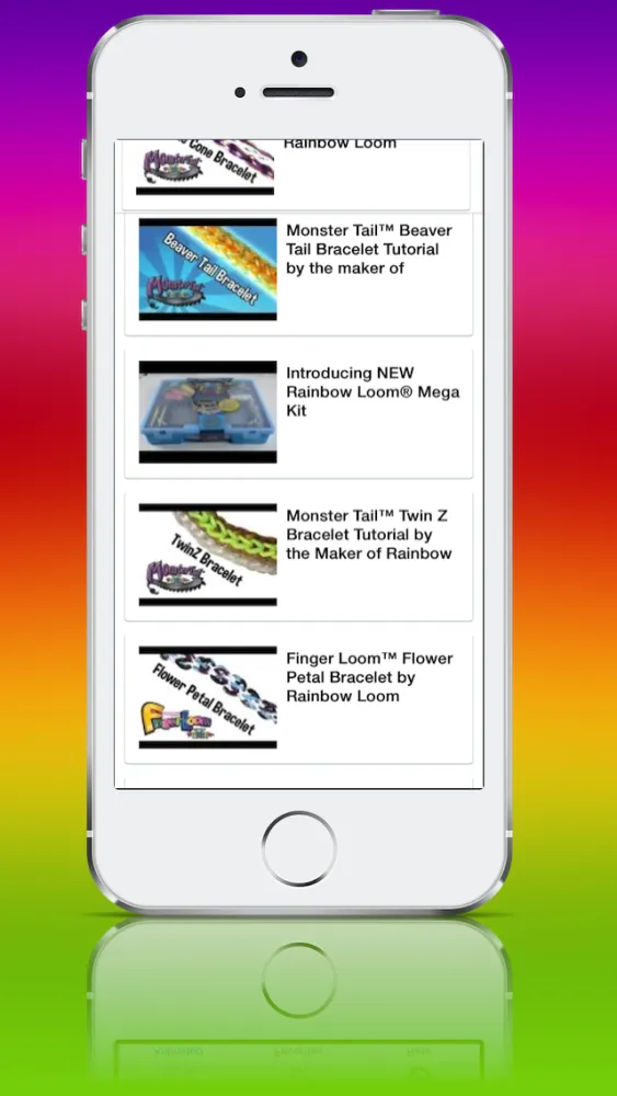 Capturas de pantalla de Rainbow Loom Pro