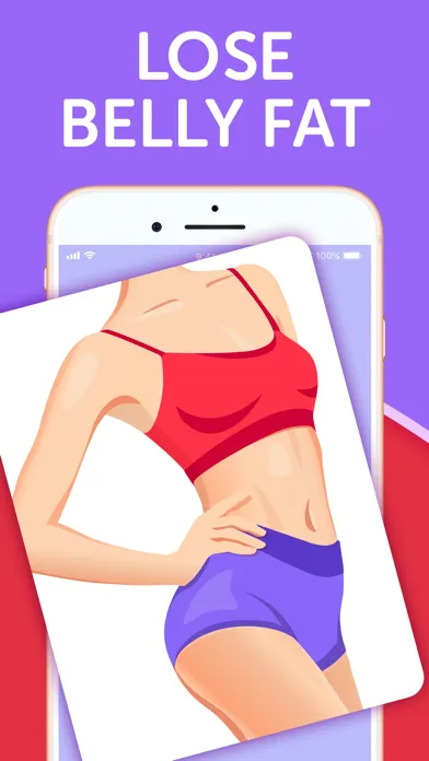 ภาพหน้าจอของ Lose Belly Fat Fitness