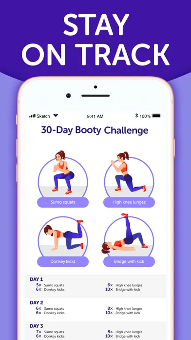 Capturas de pantalla de Butt Workout by BootyQueen