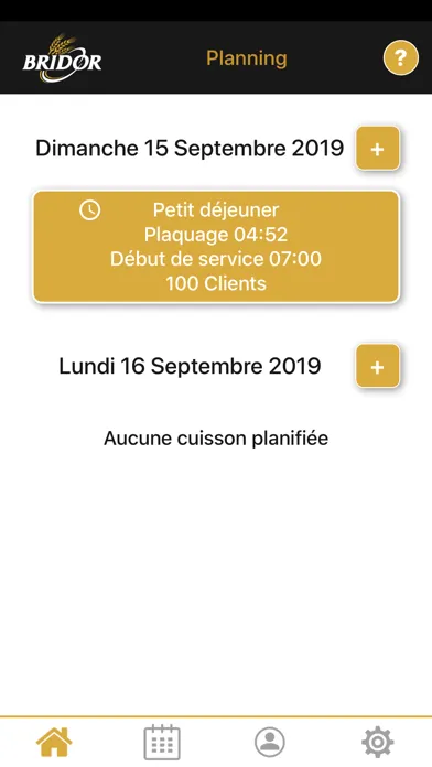 Screenshot di Bridor App