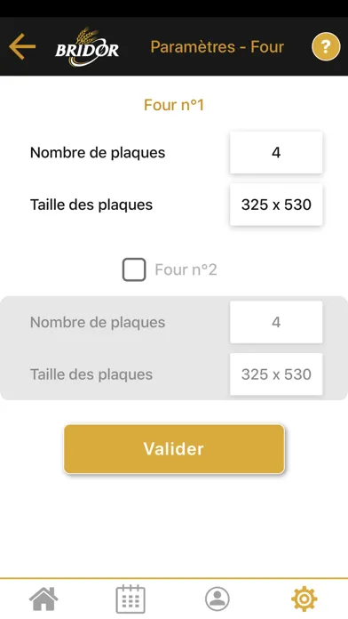 Screenshot di Bridor App