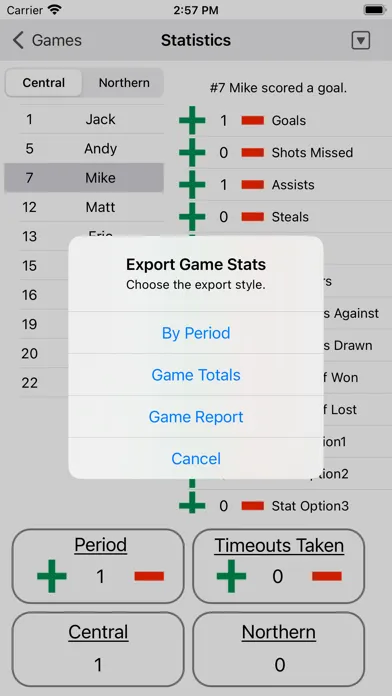Water Polo Statistics應用截圖