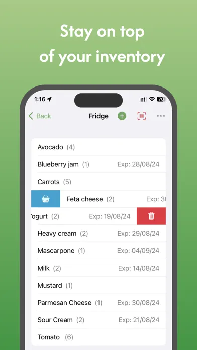 Kitchen & Pantry Tracker স্ক্রিনশট