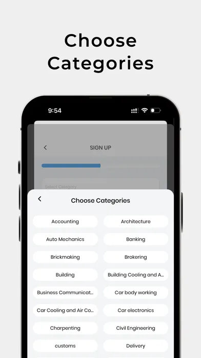 ภาพหน้าจอของ JobHub:Pro