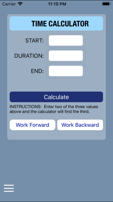 C-5 Duty Day Calc スクリーンショット