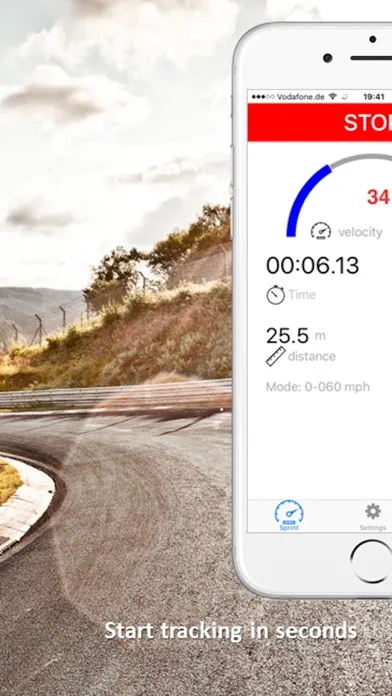 SpeedBox Performance Tracking应用截图