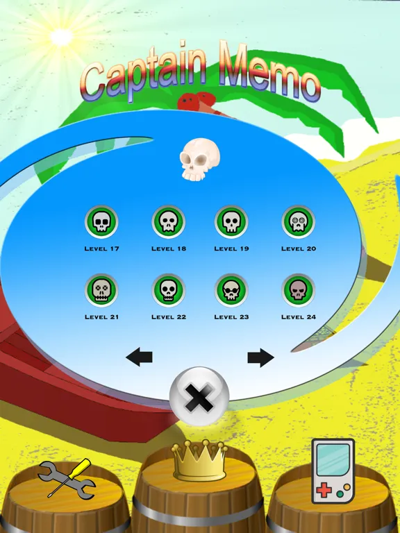 Captain Memo Game iPad 應用截圖