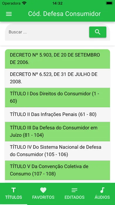 Código de Defesa do Consumidor Screenshots