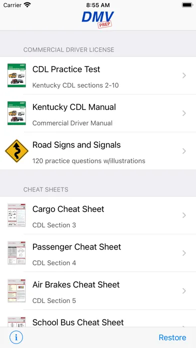 Kentucky CDL Test Prep سکرین شاٹس