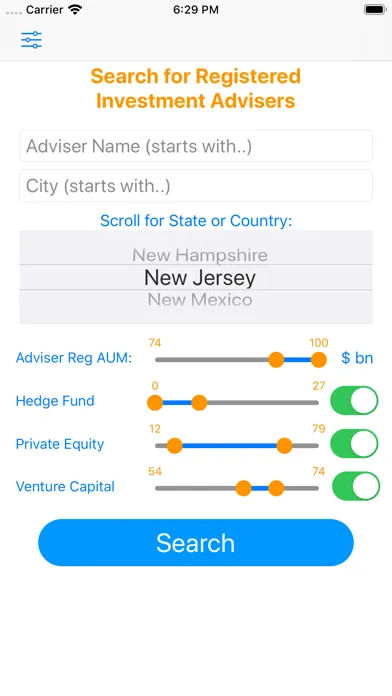 Hedge Fund Pages 스크린샷