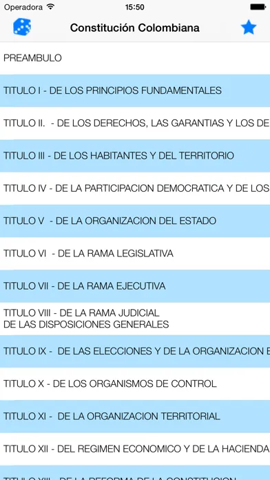 Constitución Colombiana应用截图