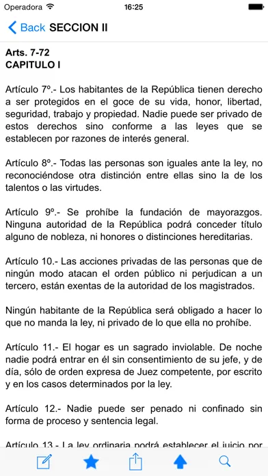 Скриншоты Constitución Uruguaya