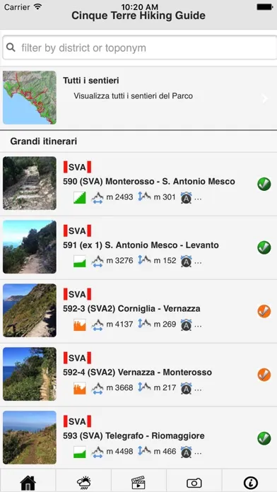 Capturas de pantalla de Parco Nazionale delle 5 terre plus